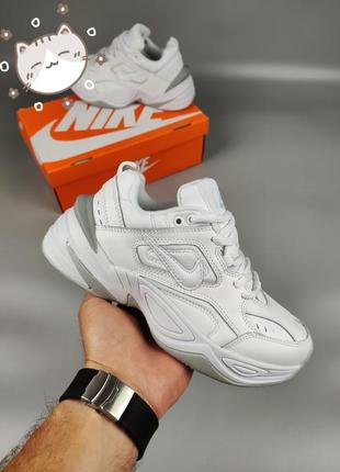 Женские кроссовки nike m2k tekno white platinum