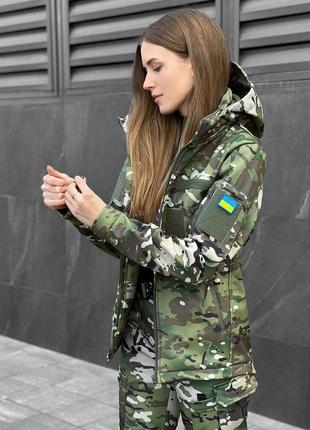 Куртка pobedov motive  жіноча, мультикам5 фото
