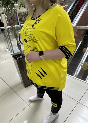 Жіноча футболка турція батал великі розміри munna3 фото