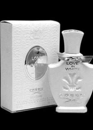 Creed love in white, 75мл оригінал, ніша!2 фото