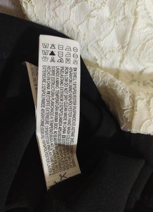 Чернобелое платье forever 21 7