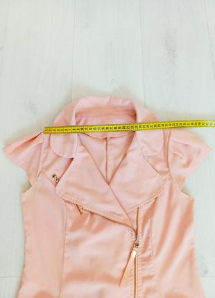 Сукня рубашка сорочка халат плаття сарафан рожевий6 фото