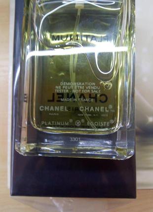 Chanel egoiste platinum, 100 мл,тестер 2