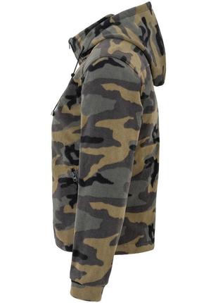 Flra 340 hood camouflage. чоловічий флісовий светр з капюшоном.