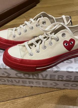 Кеди converse comme des garçons1 фото