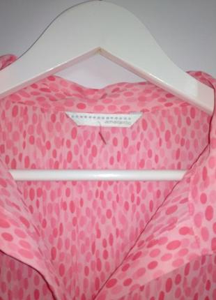 Нова шифонова блуза плісе в принт #16#2 фото