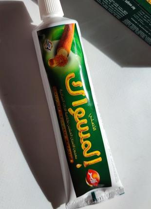 120 грам+ 20 грам місвак зубна паста трав'яна miswak єгипет для зубів dabur2 фото