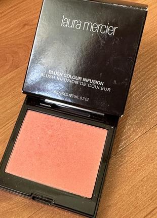 Румяна laura mercier, blush colour infusion - peach1 фото