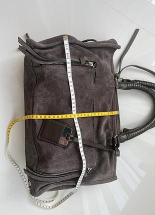 Zara замшева натуральна сумка ідеальний стан2 фото