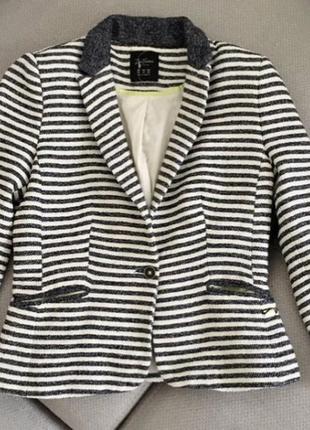 Модний піджак zara в смужку
