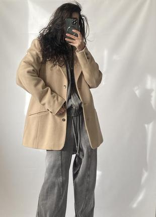 Пиджак пальто жакет пальто укороченное пальто шерстяное4 фото