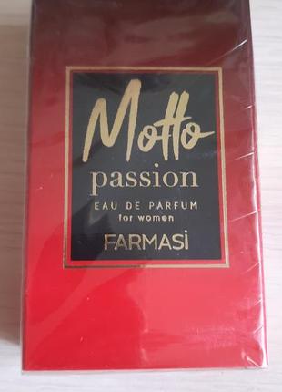 Уцінка по терміну женская парфюмированная вода motto passion farmasi фармаси