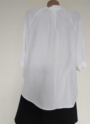 100% вискоза блуза белая реглан4 фото