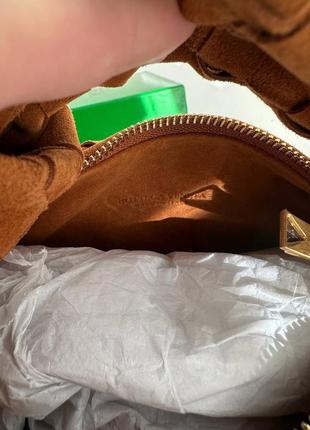 Замшевая коричневая сумка  люкс6 фото