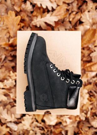 Черевики timberland black термо черевики2 фото
