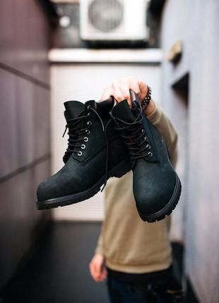 Черевики timberland black термо черевики4 фото