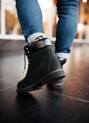 Черевики timberland black термо черевики6 фото