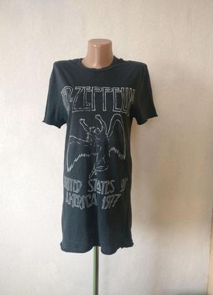 Led zeppelin rock мерч рок атрибутика футболка неформат