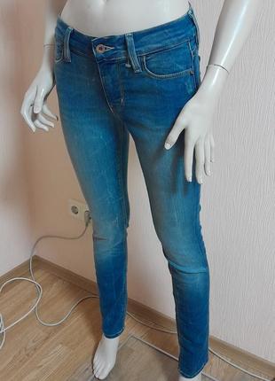 Шикарные оригинальные джинсы синего цвета guess nicole skinny made in mauritius3 фото