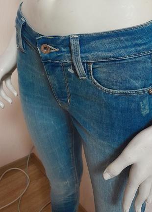 Шикарные оригинальные джинсы синего цвета guess nicole skinny made in mauritius4 фото
