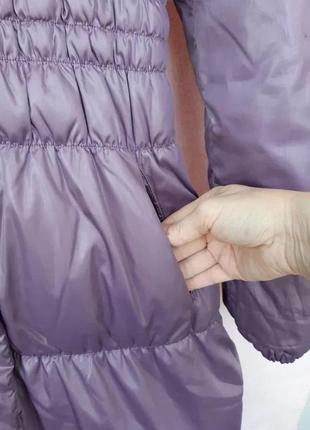 Зимова куртка/пальто пуховик для дівчаток benetton, р. 2xl (11-12років)5 фото