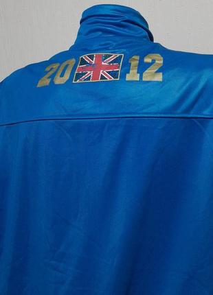 Фирменная олимпийка синего цвета gx3 jeans london, оригинал, молниеносная отправка5 фото