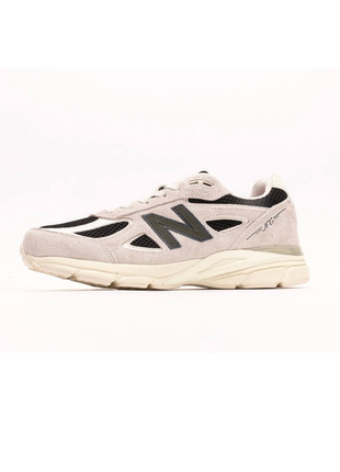 Мужские замшевые кроссовки joe freshgoods x new balance 990v4