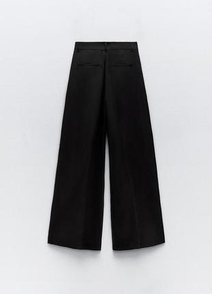 Штани жіночі чорні брюки вільні zara new7 фото