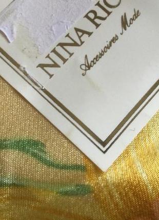 Nina ricci новая шелковый платок платок с этикеткой.2 фото