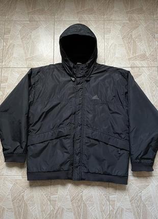 Курточка archive y2k retro 1999 vintage adidas nylon jacket black