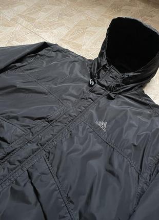 Курточка archive y2k retro 1999 vintage adidas nylon jacket black2 фото