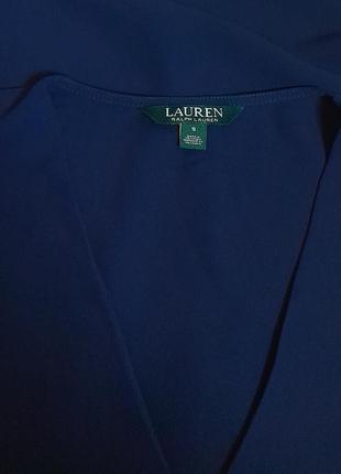 Непревзойденная блузка синего цвета lauren ralph lauren made in sri lanka4 фото