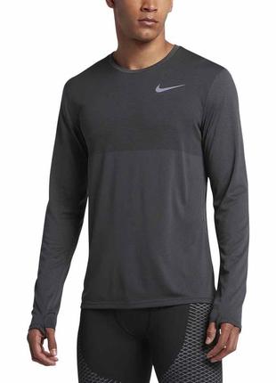 Оригінальний чоловічий лонгслів nike zonal cooling relay running top