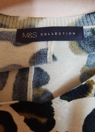 Стильное очаровательное леопардовое платье-туника .m&s collection6 фото