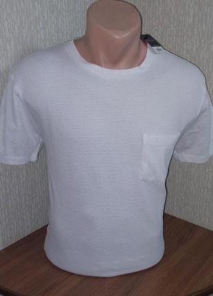 Мужская белая фактурная футболка peacocks made in india с биркой, молниеносная отправка 🚀5 фото