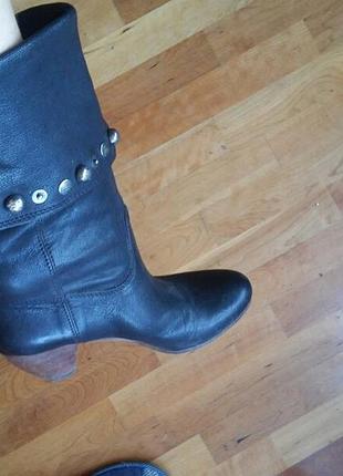 Чобітки демі шкіряні 37