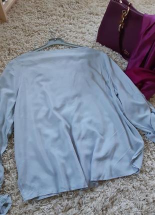 Нежная вискозовая блуза с вышивкой, blue motion,  p. 44-462 фото