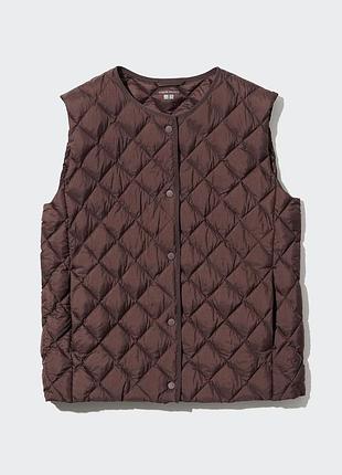 Жилет пух uniqlo s