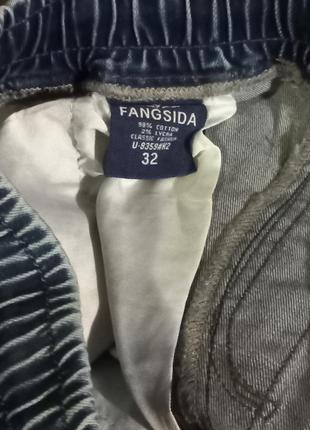 Мужские коттоновые джинсы-карго стрейч fangsida6 фото