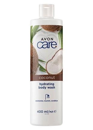 Восстанавливающий гель для душа с маслом кокоса, 400 мл avon care