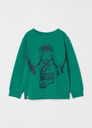 Зелена кофта h&m ninjago lego