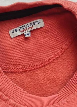 Свитшот на флисе u.s. polo assn 5-6 лет4 фото