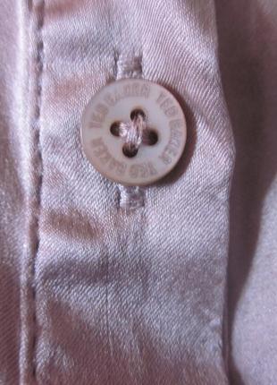 Шовкова блузка ted baker розмір xs( майже нова)нежнейшая , пильна троянда2 фото