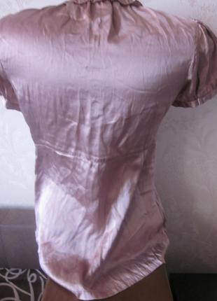 Шовкова блузка ted baker розмір xs( майже нова)нежнейшая , пильна троянда4 фото