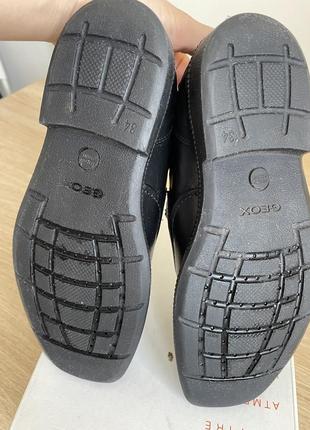 Туфли кожаные ботинки geox 34 р.7 фото
