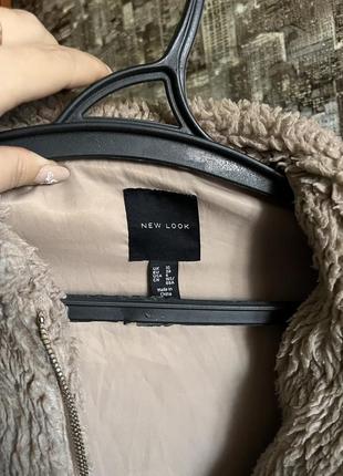 Трендова курточка тедді плюшева new look3 фото