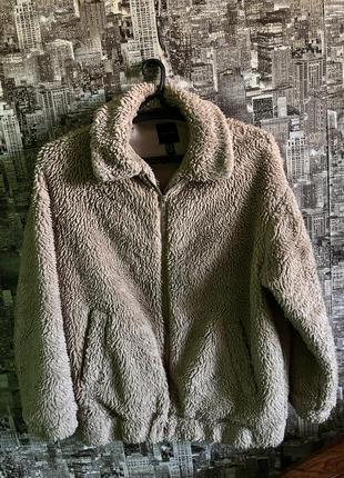 Трендова курточка тедді плюшева new look6 фото