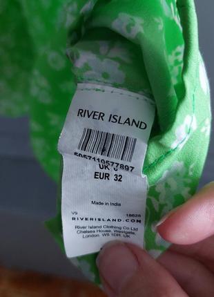 Фірмова трендова яскрава сукня плаття в квітковий принт бренд river island розмір с7 фото