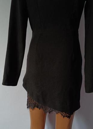 Чорна брендова сукня-піджак по фігурі. нюансик4 фото