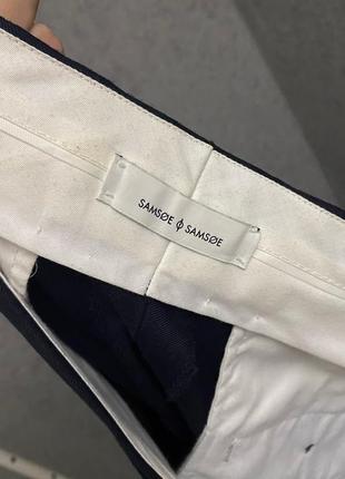 Синие брюки от бренда samsoe samsoe5 фото